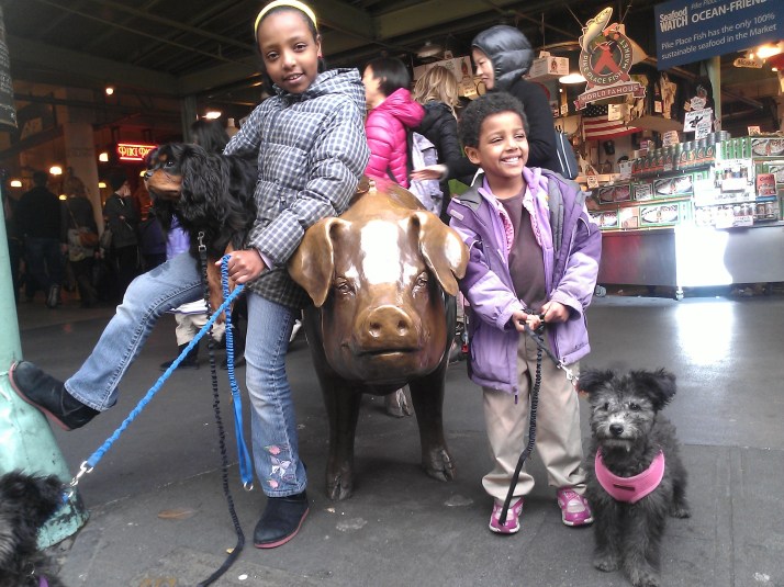 Aria 14 weeks and Granger 9 months